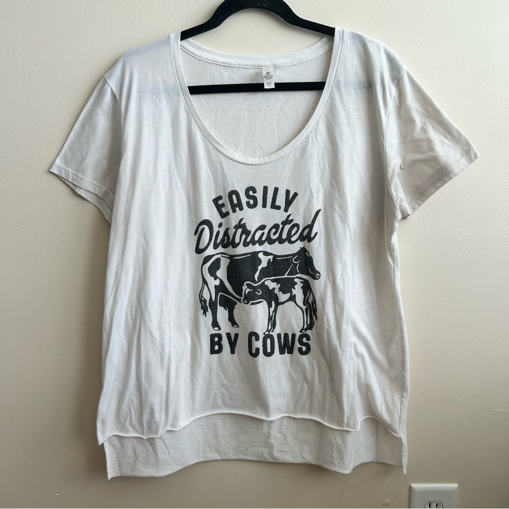 Women’s Funny Cow Shirt XXL